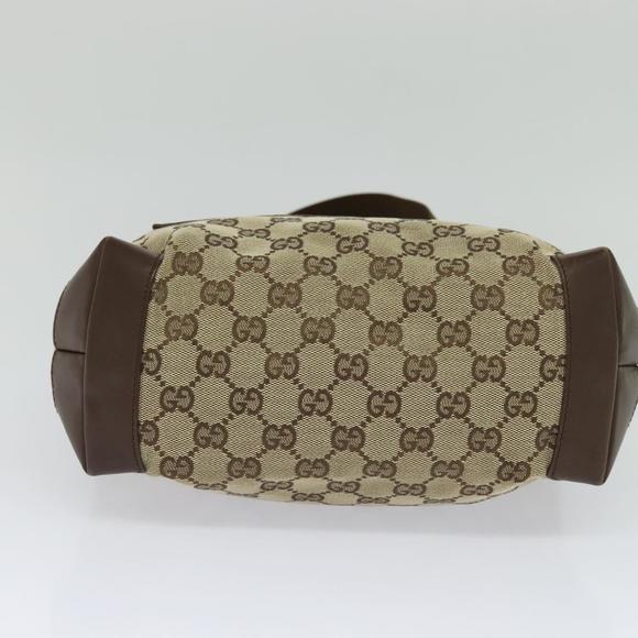 GUCCI GG Canvas Tote Bag Beige 019 0402 Auth 114245 - Picture 5 of 16